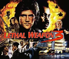 Data East Lethal Weapon 3 Pinball Machine Translite