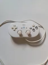 Nintendo Wii Classic Controller White RVL-005 Tested Works Great