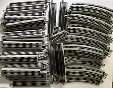 Huge Bachmann HO E-Z Train Track Lot 32 straight 26 curved 4 Rerail