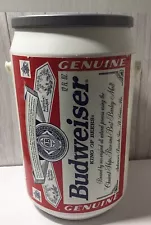 Vintage Budweiser Beer Can Cooler 1990’s Retro Kooler Kraft 20.5 H x 13” W Clean