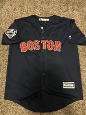 Stitched Boston Red Sox Jersey 2018 World Series Patch Chris Sale Size Medium