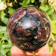 Rare Beautiful Garnet Ball Crystal Sphere Mineral Healing Hot sale 302g