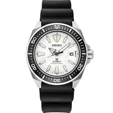 New Seiko Automatic Prospex King Samurai White Dial Divers Men's Watch SRPE37