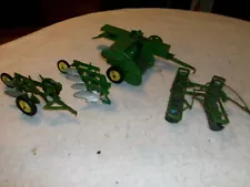 Farm Toy Tru Scale Eska Carter John Deere Hay Baler Drag Disk 2B 4B Plows