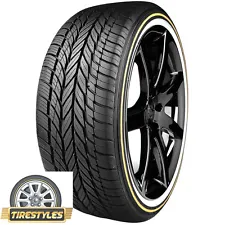 (1) 235/50VR18 VOGUE TYRE WHITE/GOLD 235 50 18 TIRE