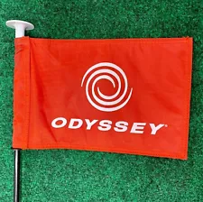 New ListingOdyssey Golf Putting Green Flag Stick w/ Odyssey Swirl Flag, Flag Stick & Base