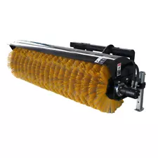 Landy Attachments 72" Skid Steer Hydraulic Angle Broom Sweeper