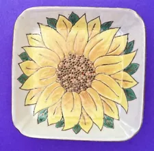 Sunflower Trinket Dish by Jena Hall Inspirations For Toyo Ceramic 6” SALE!