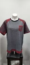 LUCKY HORSE Ripped Studded T-Shirt Mens Sz XL EUC Made In India