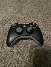 OEM Xbox 360 Controller Black Works READ DESCRIPTION