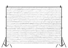 Kate Photography Backdrop White Brick Fabric Only 58”x86”