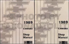 1989 Chevy Camaro Shop Manual 89 IROC-Z RS Chevrolet Repair Service Book (For: 1989 Chevrolet Camaro)