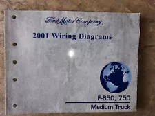 2001 Ford F Series Truck F 650 F 750 Service Wiring Diagrams Manual (For: 2001 Ford F-650)