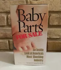 Baby Parts For Sale VHS Tape Movie Jeremiah Films Marlin Maddoux