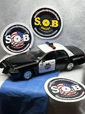 Road Champs 1999 Ford Crown Vic San Francisco CA SFPD Police Car 1:32 NM Cond