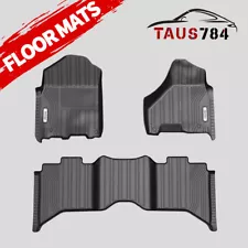 Floor Mats Liners for 2013-2018 Dodge Ram 1500 2500 3500 Crew Cab All Weather