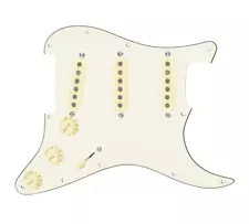 920D Texas Growler 5 Way Blender Loaded Pickguard for Strat Guitars - Cream