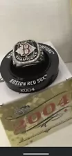 BOSTON RED SOX WORLD SERIES CHAMPIONSHIP RING SGA 2004 @FENWAY PARK NIB MINT WOW