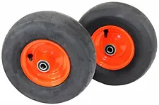 2 New 11x4.00-5 ATW Smooth 4 Ply Tire & Rim Wheel fits Kubota Zero Turn Mower