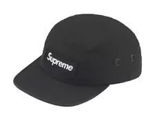 Supreme Box Logo Military Camp Cap Black FW24