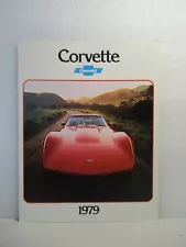 1979 Corvette Hot Rod Vintage GM Cars Parts Dealer Brochure Racing Auto Chevy