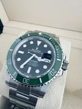 Rolex Submariner 126610LV Silver Oyster Bracelet with Green Bezel