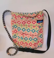 Kavu Chevron Rope Sidewinder Crossbody Purse Bag Expandable