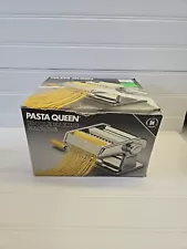 Vintage Pasta Queen Noodle Making Machine #15-4150, Made in Italy, 1986 + Box