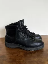 Danner Blackhawk II Black Leather Lace Up Work LEO Combat Boots Sz 9 EUC