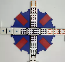 Mexican Train Domino Dominoes Hub Starter Middle Center Station - Pick colors