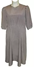 Amish Mennonite Cape Dress 44"Bust/34" to 40" Waist Christian Handmade Modest