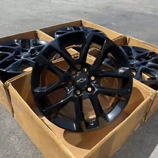 18" Chevrolet Traverse Gloss Black wheels rims Factory OEM 2018-2024 5843 Chevy