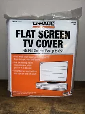 U-Haul Foam Flat Screen TV Cover Fits TVs Up To 65" For Moving Sealed NEW