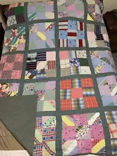 handmade queen sized Hand Stitched quilt