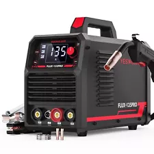 YESWELDER 135Amp MIG Welder,110V Flux Core Welder Flux MIG/Lift TIG/Stick 3-i...