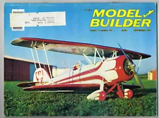 MODEL BUILDER Magazine November 1981. Waco CTO Taperwing R/C