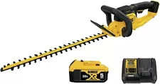 New ListingDEWALT 20V MAX* Cordless Hedge Trimmer, 5.0 Ah, 22-Inch (DCHT820P1)