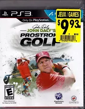 John Daly's Pro Stroke Golf NEW IN SHRINKWRAP For Sony PlayStation 3 PS3 c