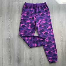 Bape purple camo sweatpants size XL NEW