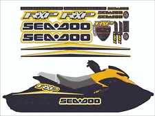 SEADOO RXP 215 2007 Graphics / Decal / Sticker Kit YELLOW