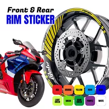 17 inch Wheel Rim Stickers Outer Inner Decal For Suzuki GSX1300R Hayabusa 99-23