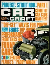 MARCH 1966 CAR CRAFT MAGAZINE, MODEL A COUPE, COMET CYCLONE GT TEST