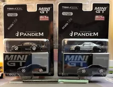 MINI GT Lot Of 2 NISSAN SILVIA ROCKET BUNNY RAW CHASE & Regular MiJo Exclusives