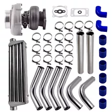 GT35 GT3582 T3 AR.70 /63 TURBOCHARGER 600HP ANTI-SURGE INTERCOOLER PIPING KIT