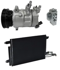 NEW RYC AC Compressor Kit W/ Condenser DG24A-N Fits Volkswagen Jetta 2.5L 2007 (For: Volkswagen Jetta)