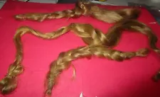 Human Hair Blond Braids