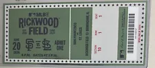 COMMEMORATIVE TICKET-MLB RICKWOOD FIELD-GIANTS VS. CARDINALS 6/20/2024