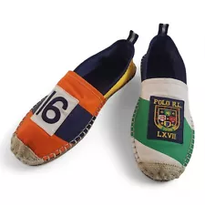 Polo Ralph Lauren Men's 8D Barron Graphic Slip-On Shoes Colorblock