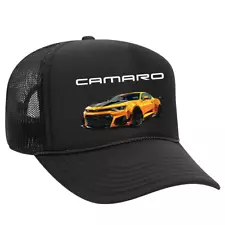 Camaro Snapback Hat for Sale – Black Trucker Cap for Men and Women, Free Shippin