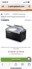 Dometic CFX3 75 Dual Zone Powered Cooler Black, One Size